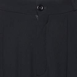 Chloe Black Crepe Flared Trousers S