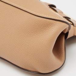 Chloe Beige Leather Leather Darryl Clutch
