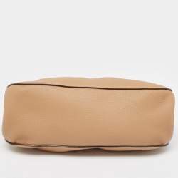 Chloe Beige Leather Leather Darryl Clutch