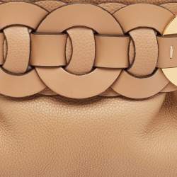 Chloe Beige Leather Leather Darryl Clutch