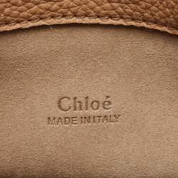 Chloe Beige Leather Leather Darryl Clutch