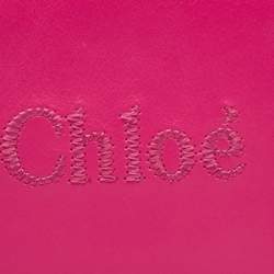 Chloé Fuchsia Leather Sense Compact Wallet