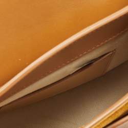 Pre Owned Chloé Brown/Tan Leather and Suede Small Tess Crossbody Bag