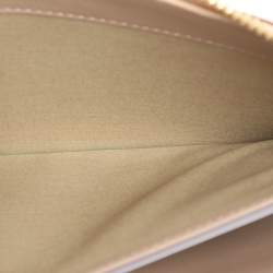 مملوكة مسبقًا محفظة كلوي جلد بنفسجي بري وقاتم بورغندي وجلد ثعبان بسحاب كامل