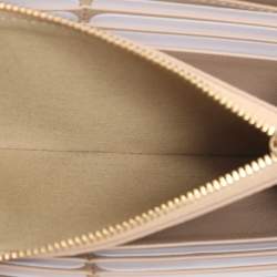 مملوكة مسبقًا محفظة كلوي جلد بنفسجي بري وقاتم بورغندي وجلد ثعبان بسحاب كامل