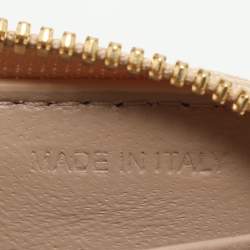 مملوكة مسبقًا محفظة كلوي جلد بنفسجي بري وقاتم بورغندي وجلد ثعبان بسحاب كامل