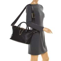 Pre Owned حقيبة يد كلوي بايلي جلد أسود متوسطة