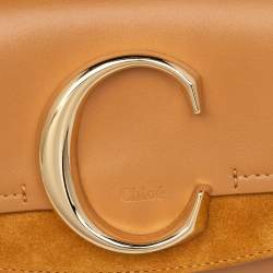 Chloe Tan Leather and Suede C Belt Bag