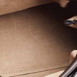 Pre Owned Chloe Brown Croc Embossed Leather Darryl Clutch