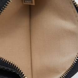 Pre Owned Chloe Black Leather Zip Card Holder