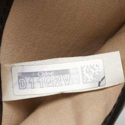 Pre Owned Chloe Black Leather C Zip Card Holder