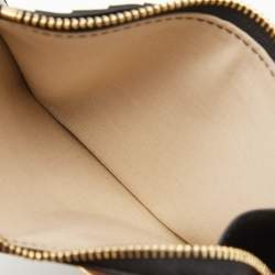 Pre Owned Chloe Black Leather C Zip Card Holder