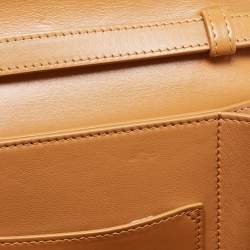 Pre Owned Chloe Tan Leather Kattie Crossbody Bag