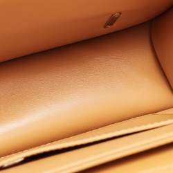 Pre Owned Chloe Tan Leather Kattie Crossbody Bag