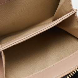 Chloé Black Leather Drew Compact Wallet