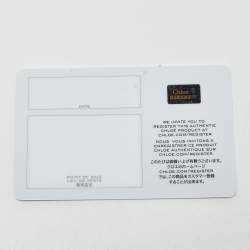 Chloé Black Leather Drew Compact Wallet