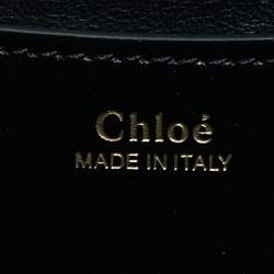 Pre Owned Chloe Black Leather Kattie Crossbody Bag