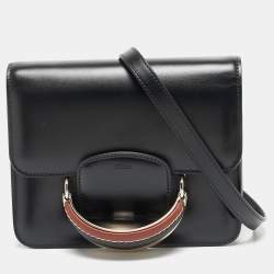 Pre Owned Chloe Black Leather Kattie Crossbody Bag