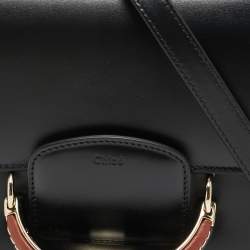 Pre Owned Chloe Black Leather Kattie Crossbody Bag