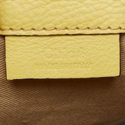 Pre Owned Chloe Lemonade Leather and Suede Mini Faye Day Backpack