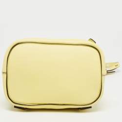 Pre Owned Chloe Lemonade Leather and Suede Mini Faye Day Backpack