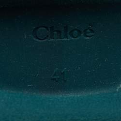 Chloe Green Rubber Betty Rain Boots Size 41