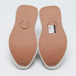 Chloe Beige Suede and Leather Nama Sneakers Size 39