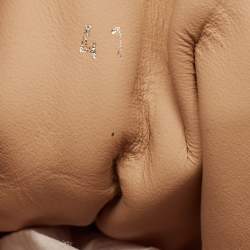 مملوكة مسبقًا Chloe White Leather Sonnie High Top Sneakers Size 41