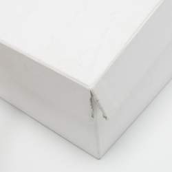 Pre Owned حذاء لوفرز كلوي جلد بني بالشعار حرف سي سهل الارتداء مقاس 40.5