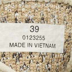 مملوكة مسبقًا Chloé Lilli Size 39 Multicolor Fabric Slingback Sandals