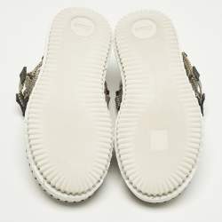 مملوكة مسبقًا Chloé Lilli Size 39 Multicolor Fabric Slingback Sandals