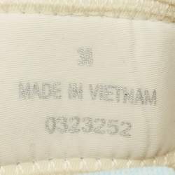 Pre Owned Chloe Nama Size 38 Multicolor Fabric Wedge Sandals