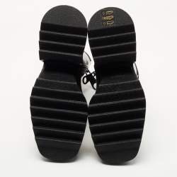 Pre Owned Chloe Black Rubber Betty Rain Boots Size 39