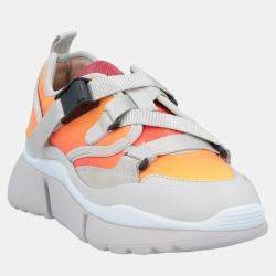 Chloe Multicolor Leather Sneakers Size 36