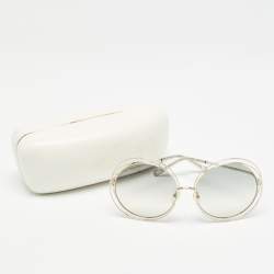 Chloe Gold Gradient CE114S Carlina Round Suglasses