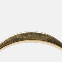 Chloe Gold Tone Open Cuff Bracelet