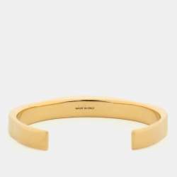 Chloe Gold Tone Open Cuff Bracelet