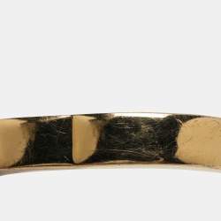 Chloe Gold Tone Open Cuff Bracelet