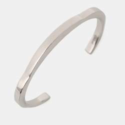 Chloe Silver Tone Open Cuff Bracelet