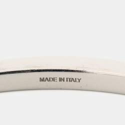 Chloe Silver Tone Open Cuff Bracelet