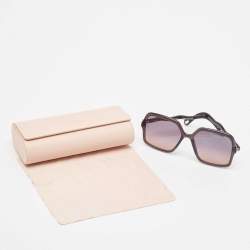 Chloé Grey/Pink Gradient CH0086S Frame Oversized Sunglasses