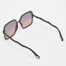 Chloé Grey/Pink Gradient CH0086S Frame Oversized Sunglasses