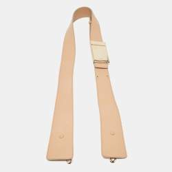 Chloe Beige Leather Adjustable Shoulder Strap