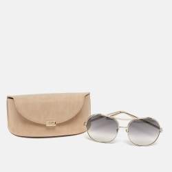 Chloé Light Grey Gradient CE128S Round Sunglasses