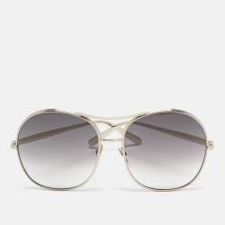 Chloé Light Grey Gradient CE128S Round Sunglasses