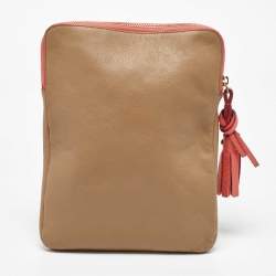 Chloe Beige Leather Eva iPad Cover