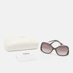 Chloe Black Gradient CE675S Oversized Sunglasses