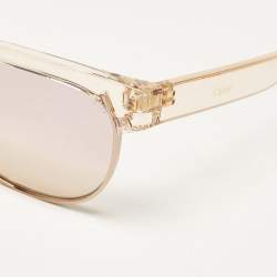 Chloé Beige Gradient CE666S Square Sunglasses