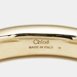 Chloé Faux Pearl Gold Tone Bracelet M 