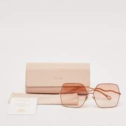 Chloe Peach Gradient CH00545S Frame Oversized Sunglasses